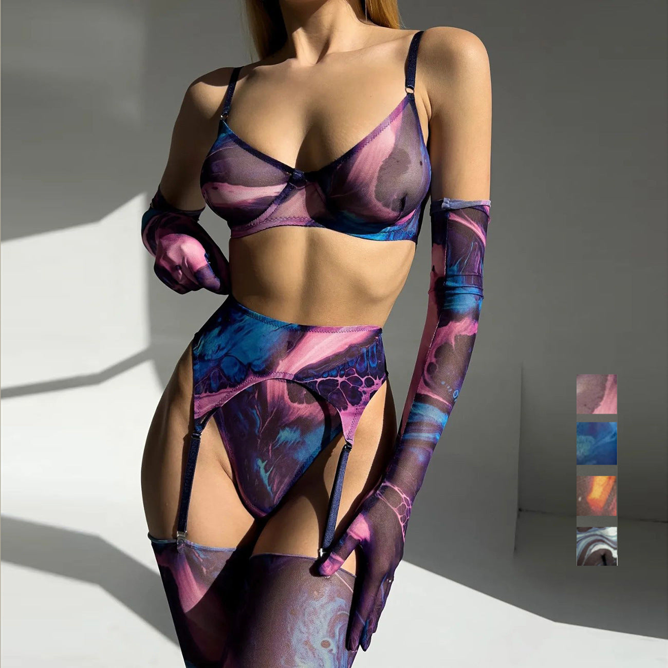 Sexy lingerie new tie-dyed sexy lingerie sexy kit