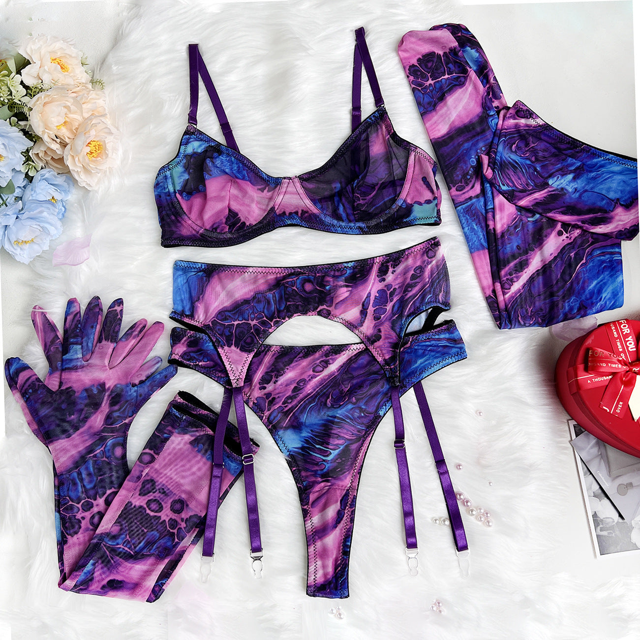 Sexy lingerie new tie-dyed sexy lingerie sexy kit Zealpin Sexy lingerie new tie-dyed sexy lingerie sexy kit Zealpin